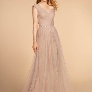 V-Neck Sleeveless A-Line Prom Dress GSGL2560